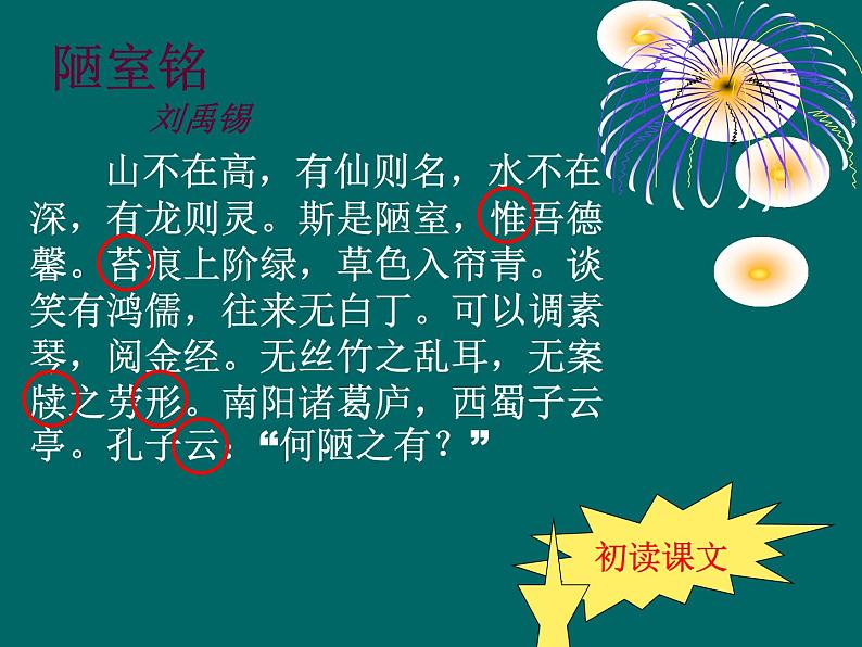 17《陋室铭》教学课件第5页