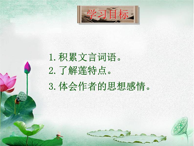 17《爱莲说》精品教学课件第6页