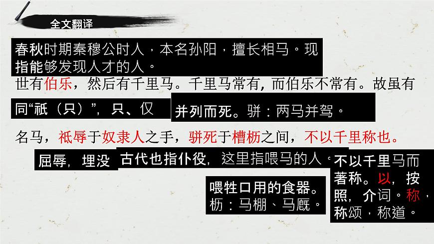 23《馬說》課件——八年級下冊語文部編版第6頁