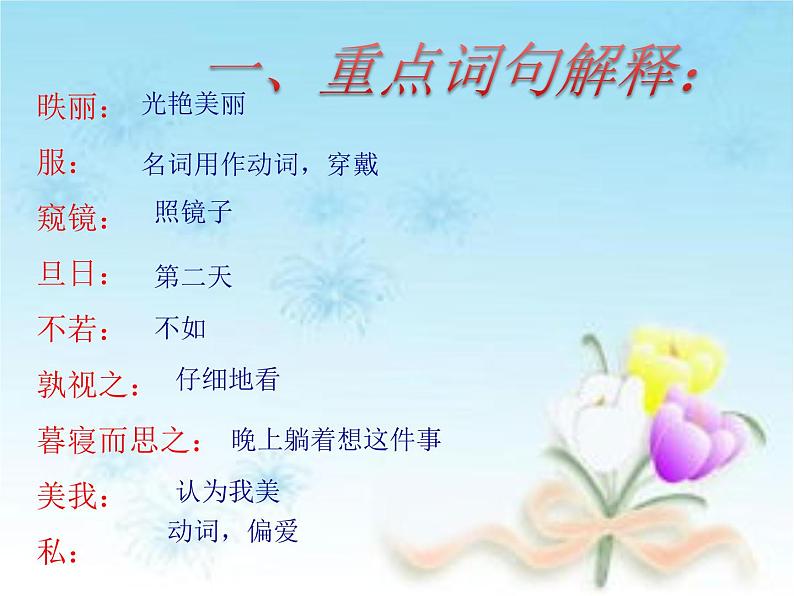 第21课 邹忌讽齐王纳谏(第二课时) 九年级语文下册同步课堂优质课件第5页