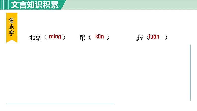 部编版八年级语文下册 第6单元 21《庄子》二则 北冥有鱼 课件05