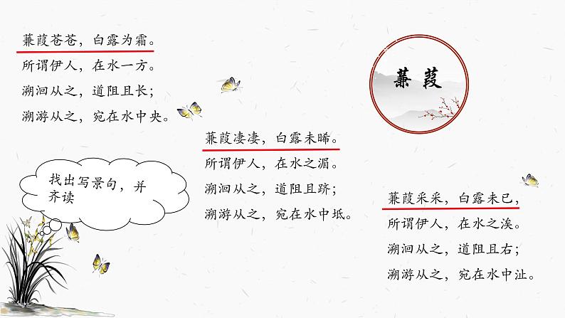 12 诗经二首——蒹葭 课件 初中语文人教部编版(五四制)八年级下册(2022年)08