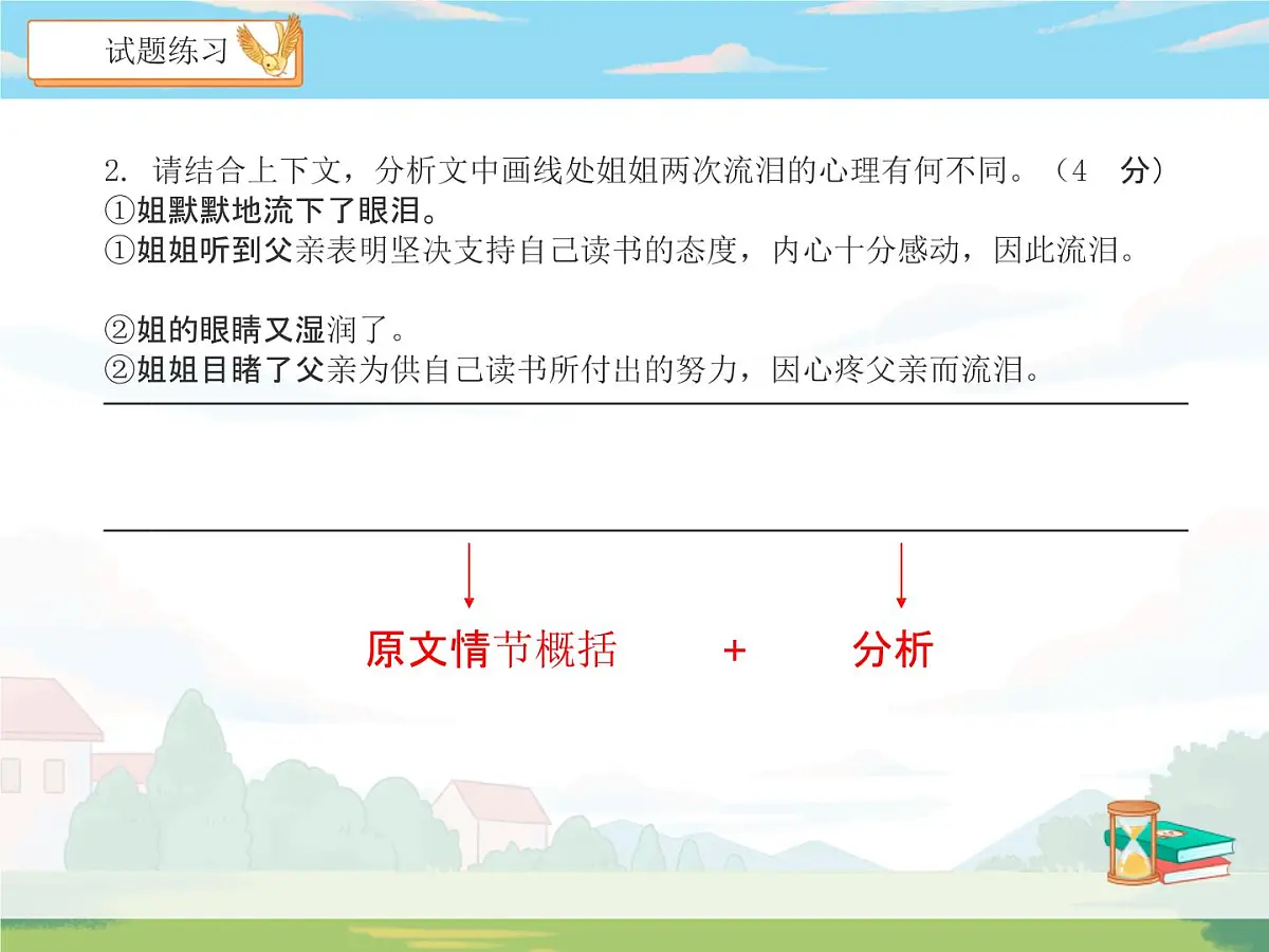 2022年中考语文一轮复习:记叙文阅读难点分析 课件(21张PPT)第6页