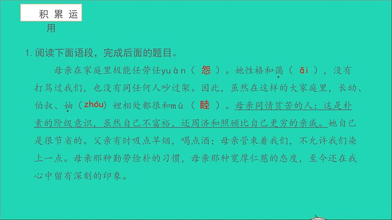 回忆我的母亲PPT课件免费下载06