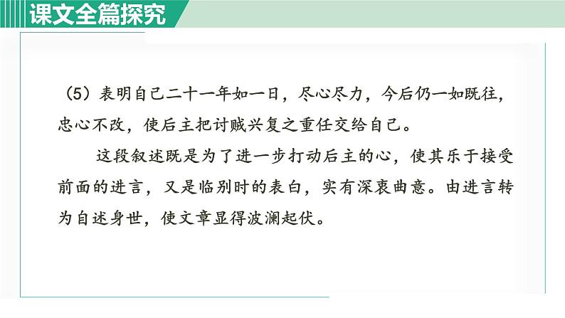部编版九年级语文下册 第6单元 23出师表 课件06