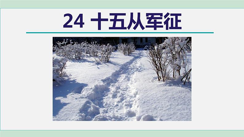 24. 十五从军征第1页