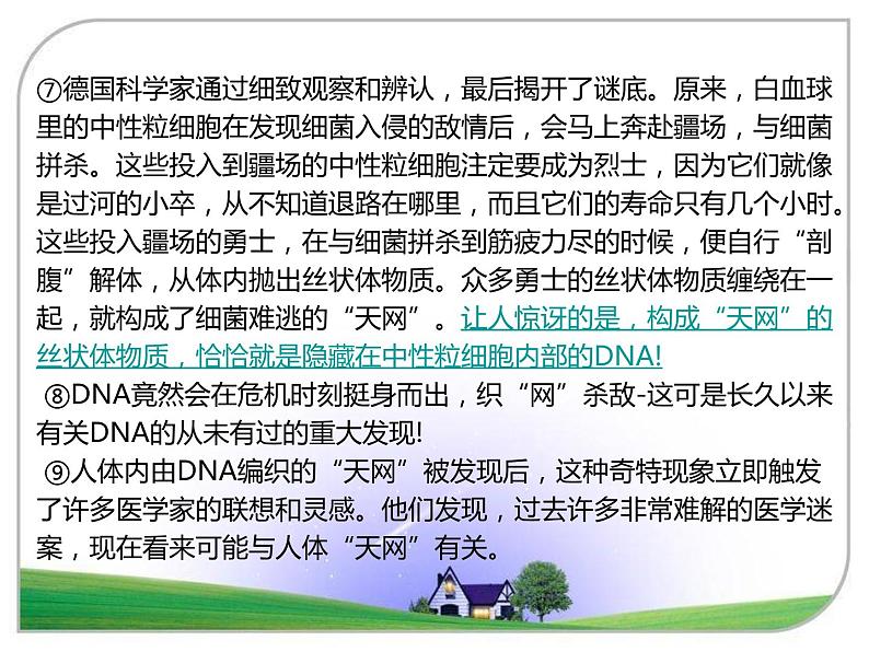 初中语文七年级下册期末复习说明文阅读综合练习 课件(共22张PPT)第6页