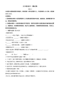 精品解析：2020年江苏省无锡市惠山区中考一模语文试题（解析版+原卷版）