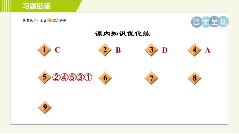 人教五四制六年级下册语文 第6单元 习题课件02