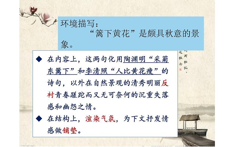 人教版(部编版)初中语文九年级下册 12.词四首 满江红.小住京华 课件第4页