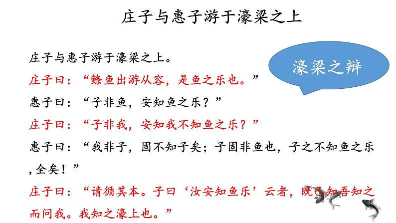 庄子与惠子游于濠梁之上 课件(共18张PPT)第6页