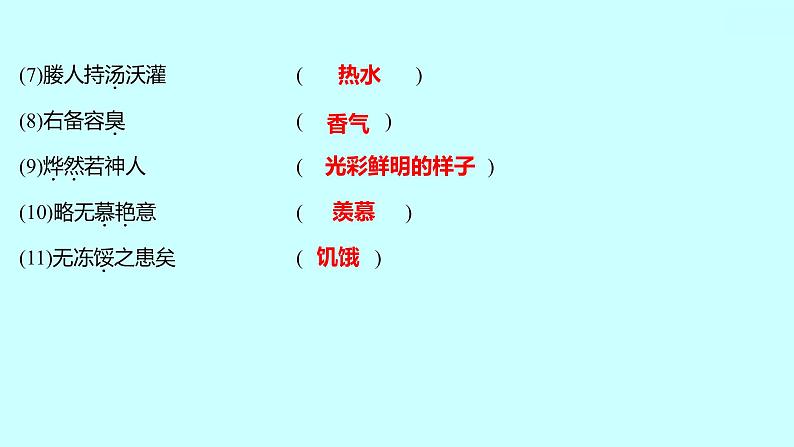 2022 人教版语文 九年级下册 第 三 单 元 第11课送东阳马生序 课件第5页