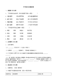 (河南专用)中考语文必刷试卷02（含答案解析）.doc