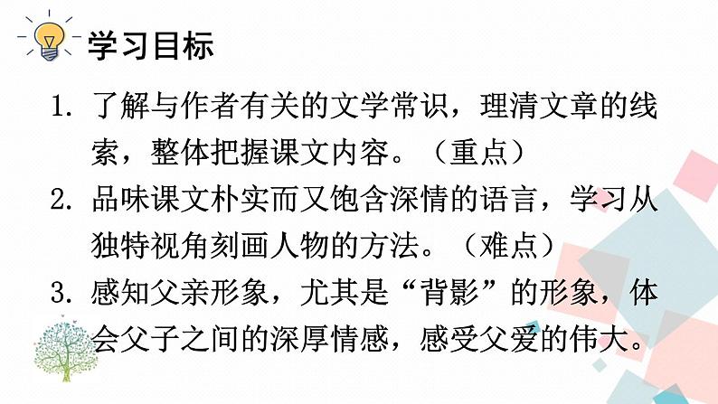 人教部编版 (五四制)语文八年级上册 14 背影【教学课件】第4页