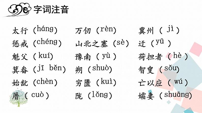 人教部编版 (五四制)语文八年级上册 第六单元 23 愚公移山【课件+教案+音视频素材】07