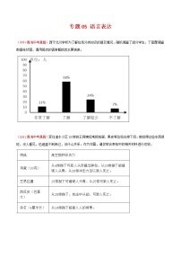 专题05 语言表达-三年（2019-2021）中考真题语文分项汇编（全国通用）