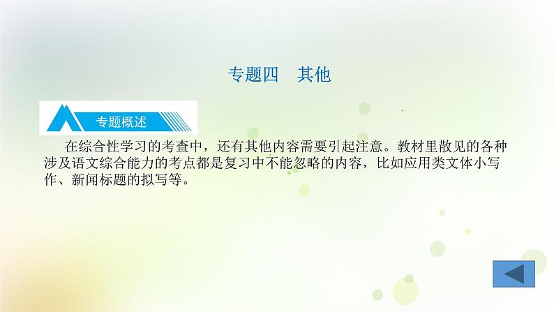 16.语文-第一部分 基础知识及运用-综合性学习-专题四 其他第3页