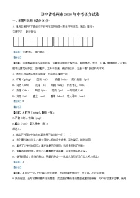 辽宁省锦州市2020年中考语文试题（解析版）