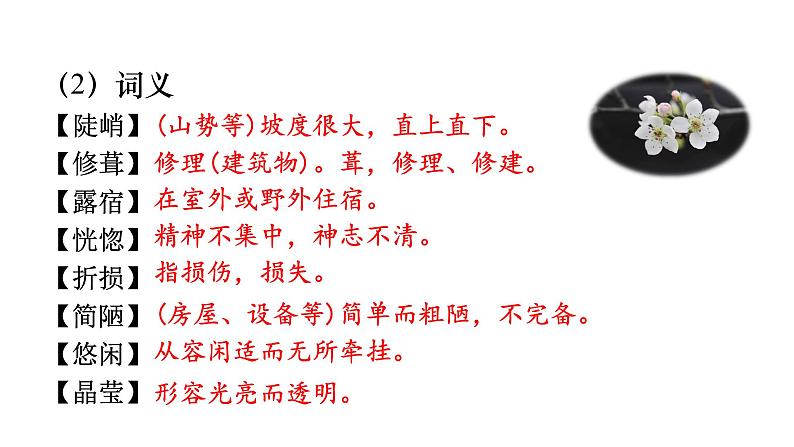 人教版七年级语文下册 第四单元 15 驿路梨花 课件08