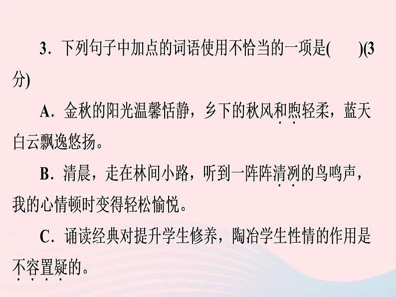 中考语文二轮复习高分突破满分特训2课件(含答案)06