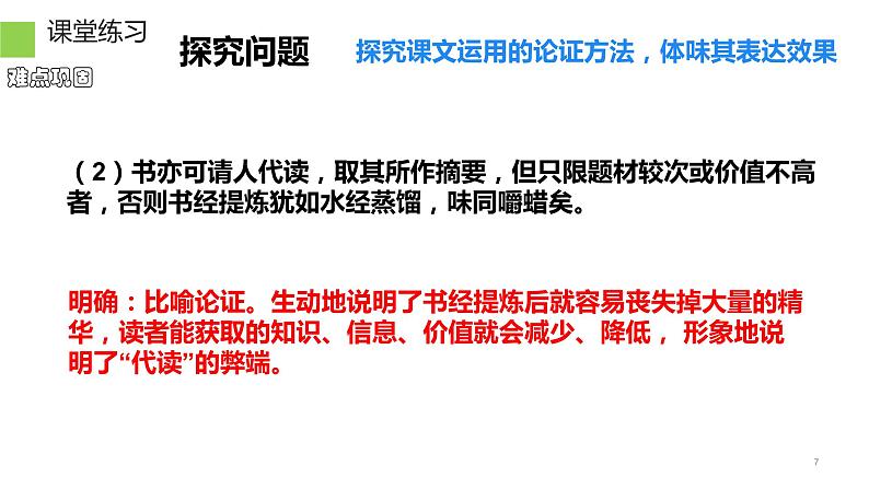 第13课《短文两篇——谈读书 不求甚解》课件(共22张PPT)2021—2022学年部编版语文九年级下册第7页