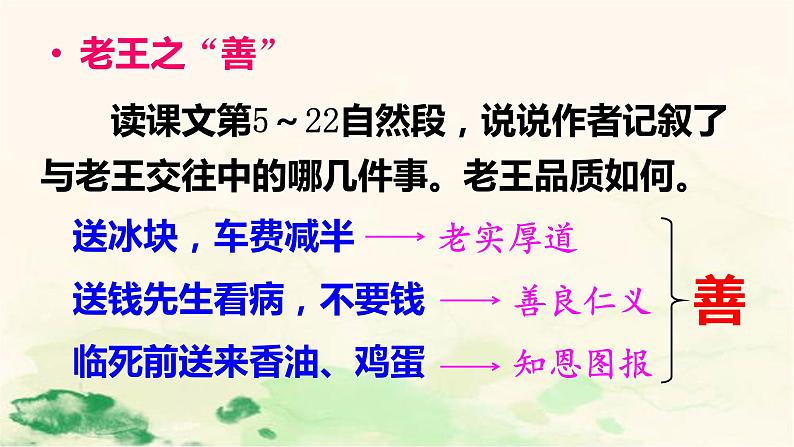 11《老王》 课件 -2021-2022学年部编版语文七年级下册第8页