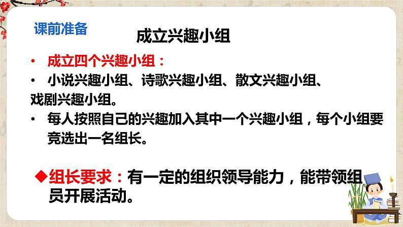 第六单元综合性学习《文学部落》课件第4页