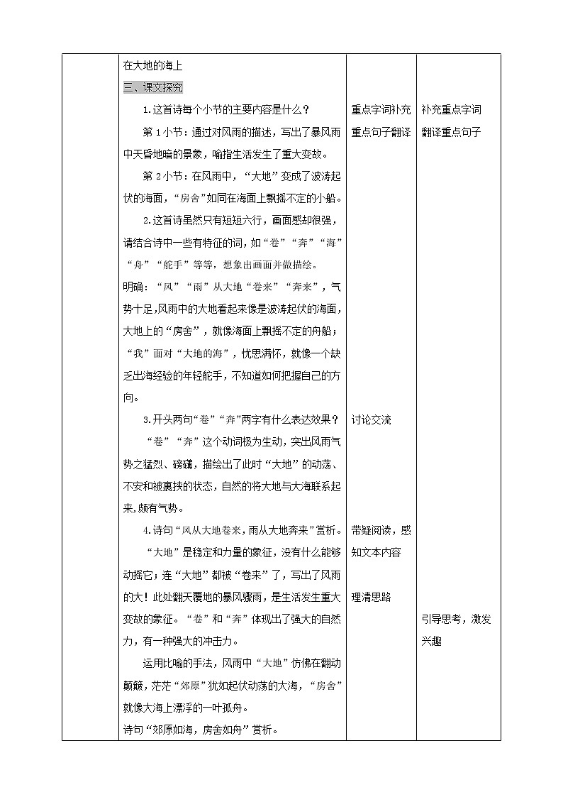教案 短诗五首:风雨吟课件PPT02