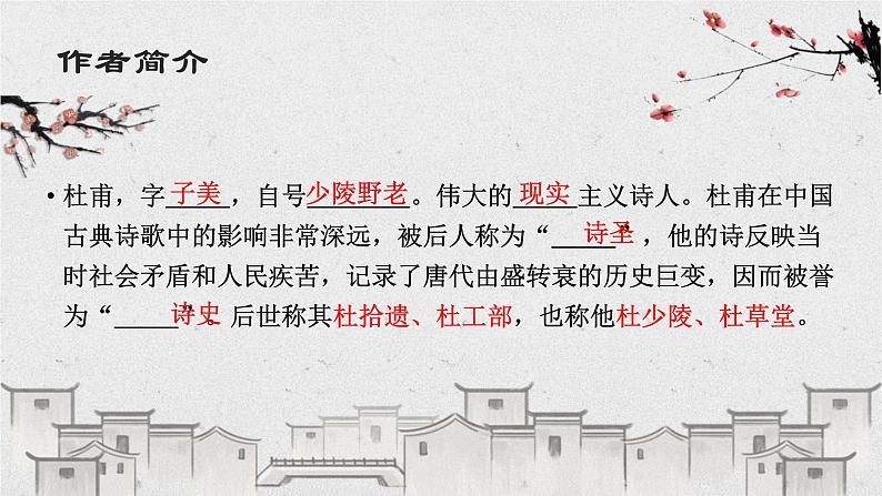 第24课《石壕吏》《茅屋为秋风所破歌》-2021-2022学年部编版语文八年级下册课件PPT第3页