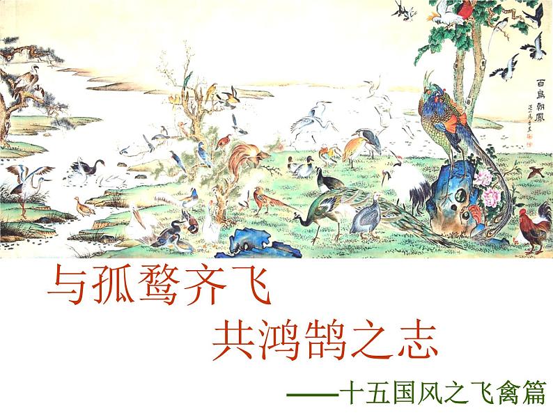 诗经十五国风-动物专题-《诗经二首》拓展阅读课件部编版语文八年级下册第1页