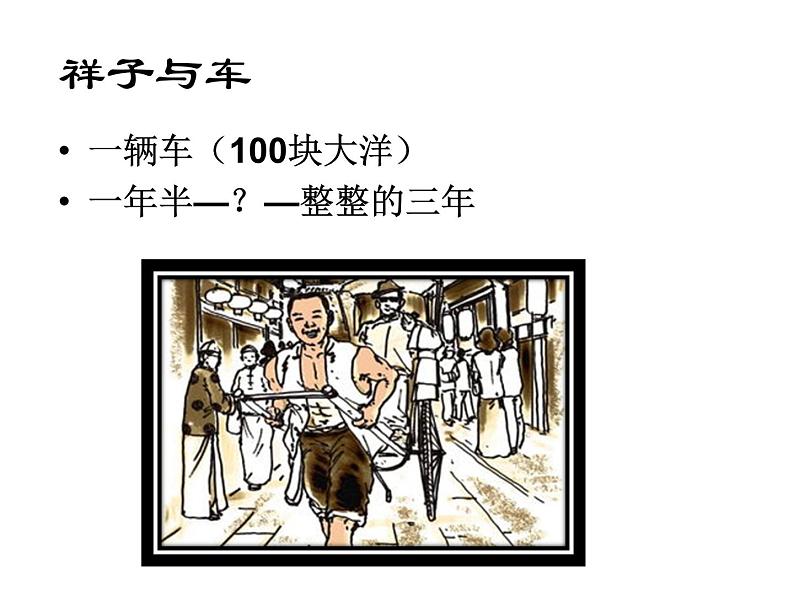部编人教版五四制七年级语文下册《骆驼祥子》导读课课件PPT08