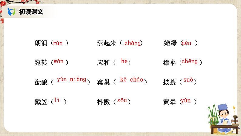 部编版语文七年级上《春》课件+教案+同步练习04