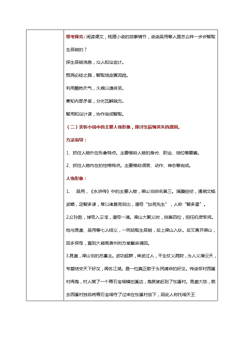 部编版初中语文九上第六单元《智取生辰纲》课件PPT+教学设计03