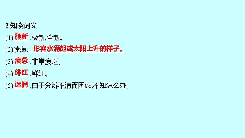 第1课《祖国啊,我亲爱的祖国》课件(共36张ppt)2021-2022学年部编版语文九年级下册04