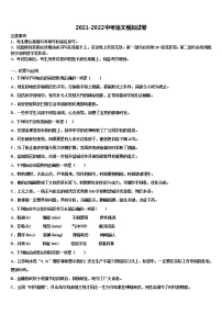2022年湖北省咸宁市咸安区重点名校中考语文考试模拟冲刺卷含解析