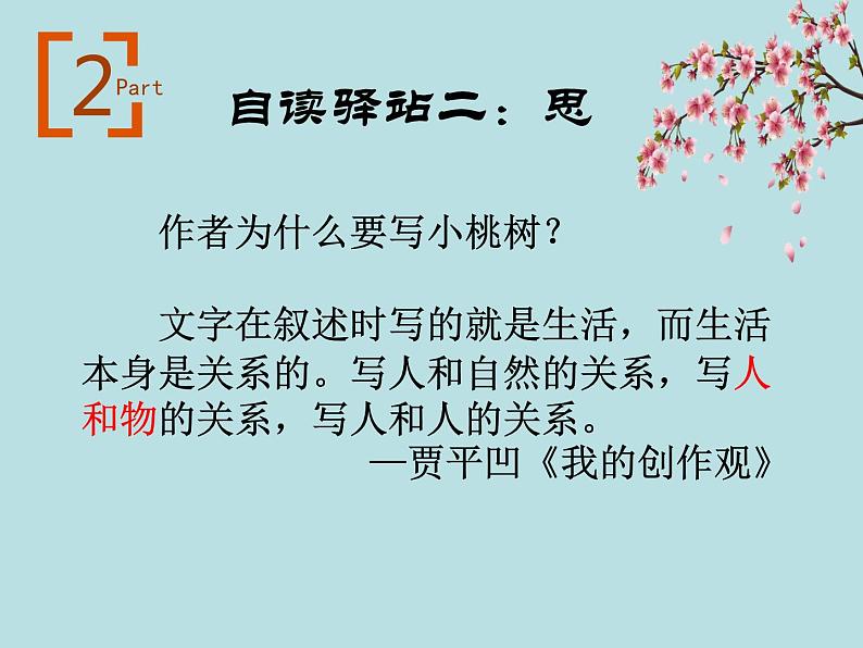 初中语文人教版(部编)七年级下册18一棵小桃树1 课件第6页