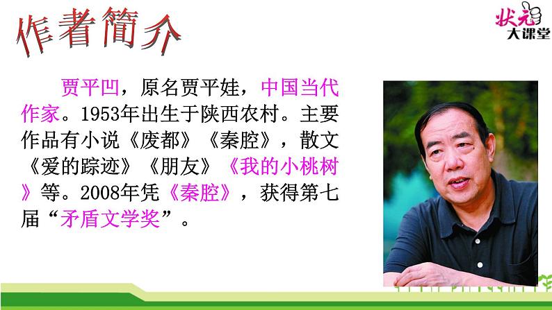 初中语文人教版(部编)七年级下册18一棵小桃树8 课件第3页