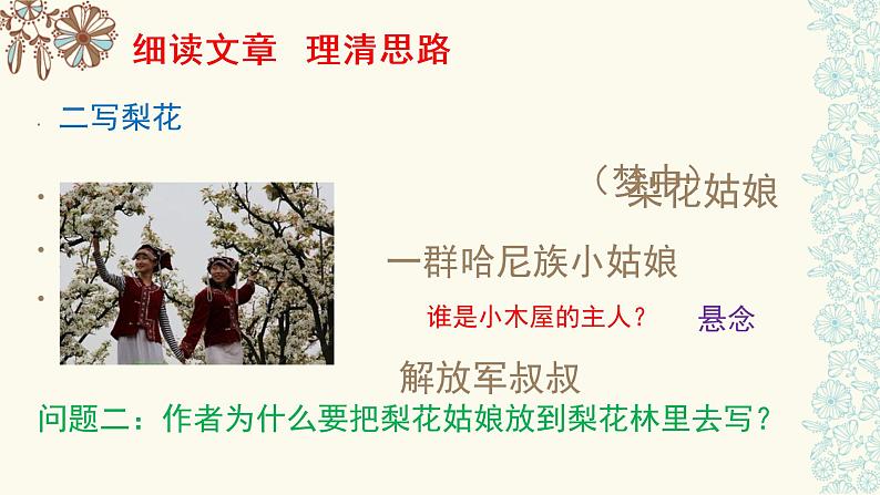 初中语文人教版(部编)七年级下册14驿路梨花 课件第6页