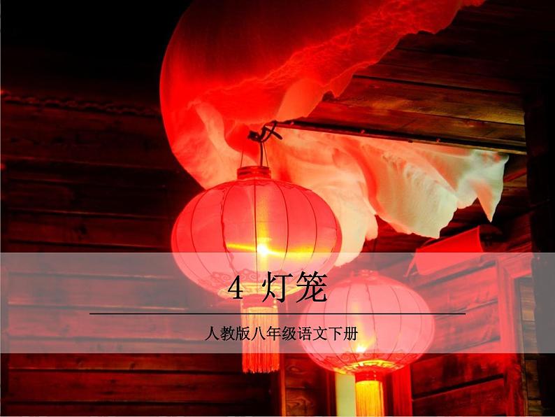 初中语文人教版(部编)八年级下册4灯笼3 课件第1页