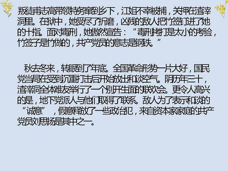 《红岩》中考复习教学课件第4页