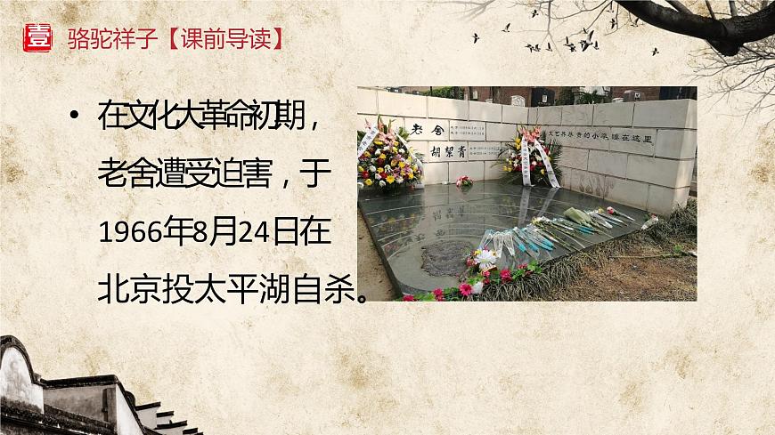 名著導(dǎo)讀《駱駝祥子》中考復(fù)習(xí)課件第5頁