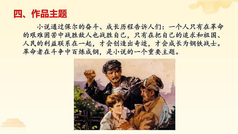 2022年中考语文二轮专题复习:名著导读《钢铁是怎样炼成的》课件(共33张PPT)05