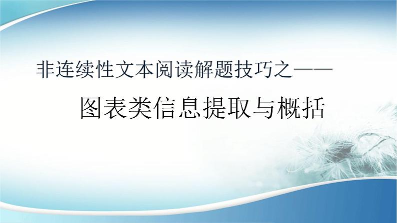 2022年中考语文二轮专题复习:数字图表、文字示意图解题指导课件(19张PPT)第2页
