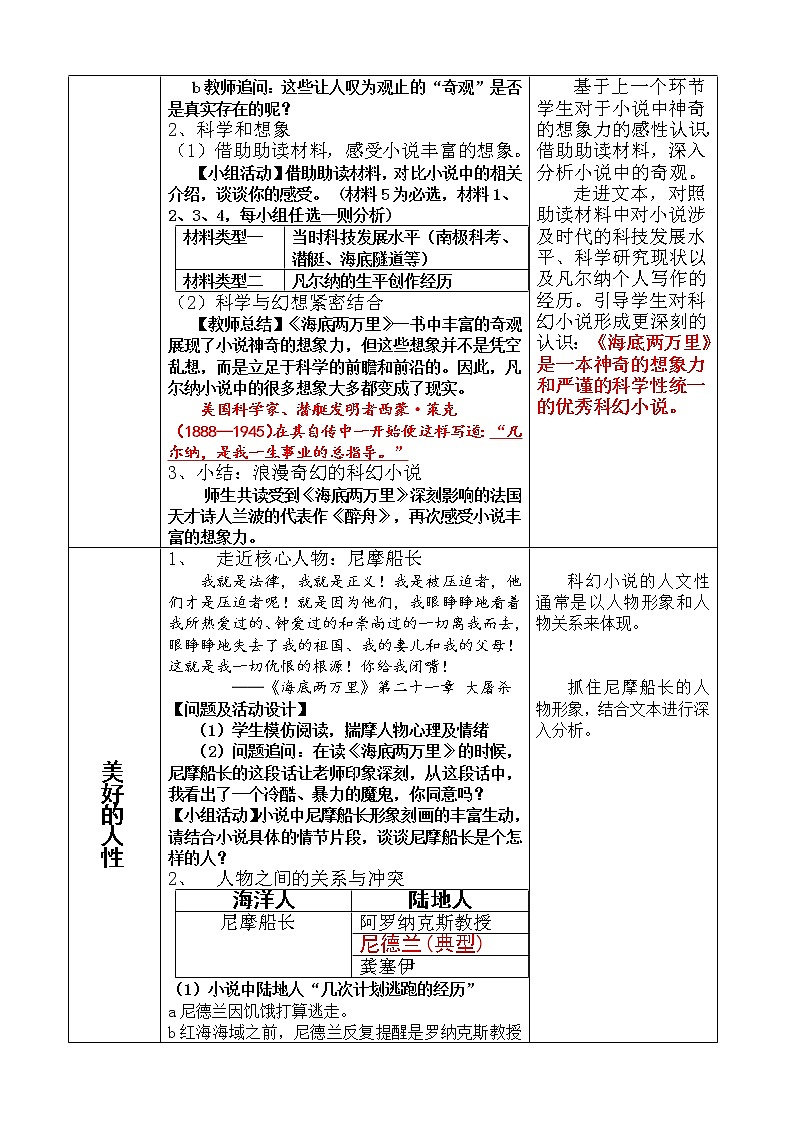 统编版七下语文 第六单元 名著导读《海底两万里》 快速阅读 教案02