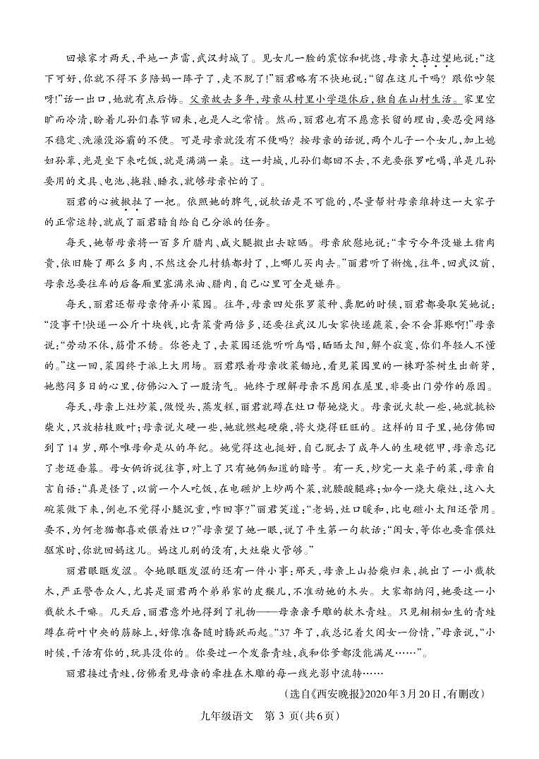 九年级语文_Q第3页