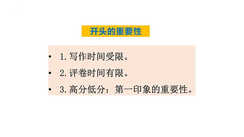 写作要言之有序写好议论文的开头 课件 2022年中考语文三轮复习:作文专项突破第3页