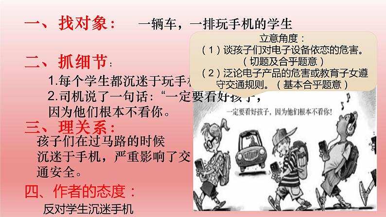 2022年中考语文复习专题讲座-漫画作文 课件第8页