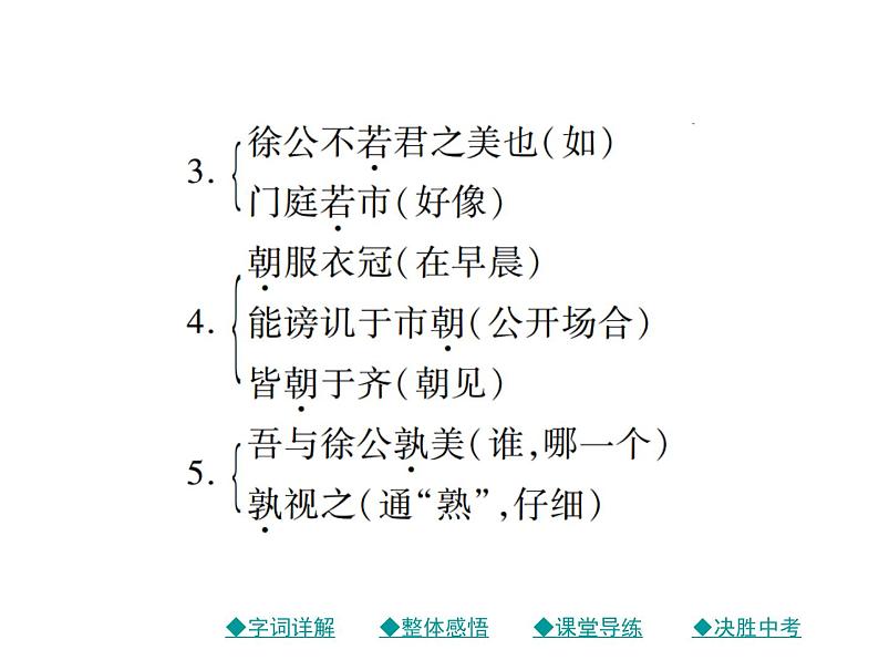 部编版初中三年级下册《邹忌讽齐王纳谏》优秀语文课件第6页