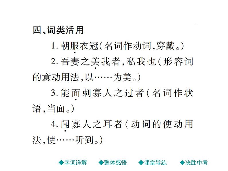 部编版初中三年级下册《邹忌讽齐王纳谏》优秀语文课件第7页