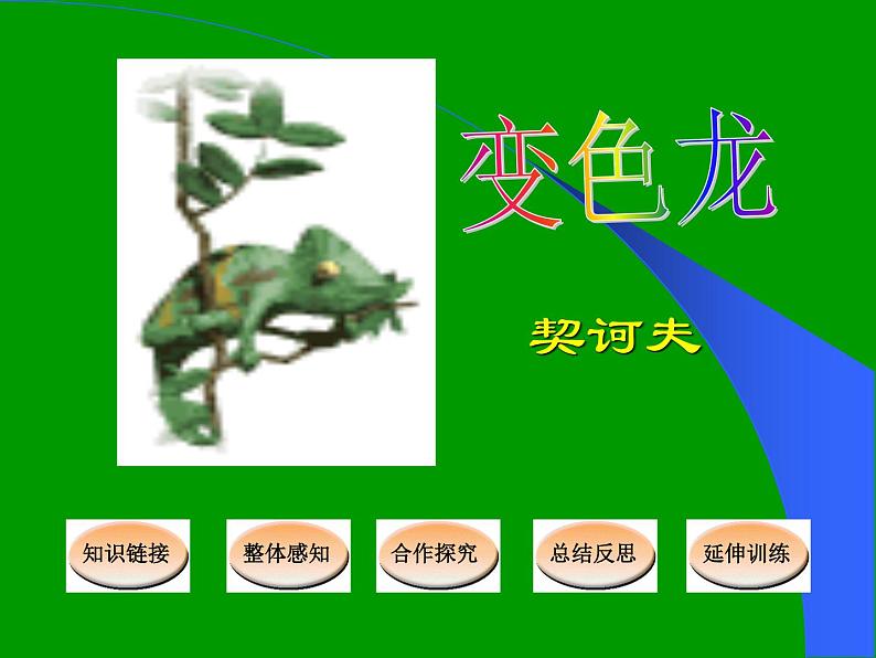 部编版初三年级下册《变色龙》语文课件第2页